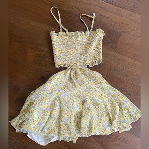 Sky to Moon Mini Floral Dress